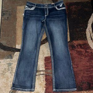 Maurices Plus Size Embellished Flex Jeans 20 Long Tall